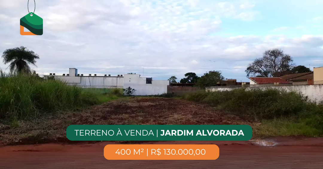 Terreno à venda no Jardim Alvorada: 