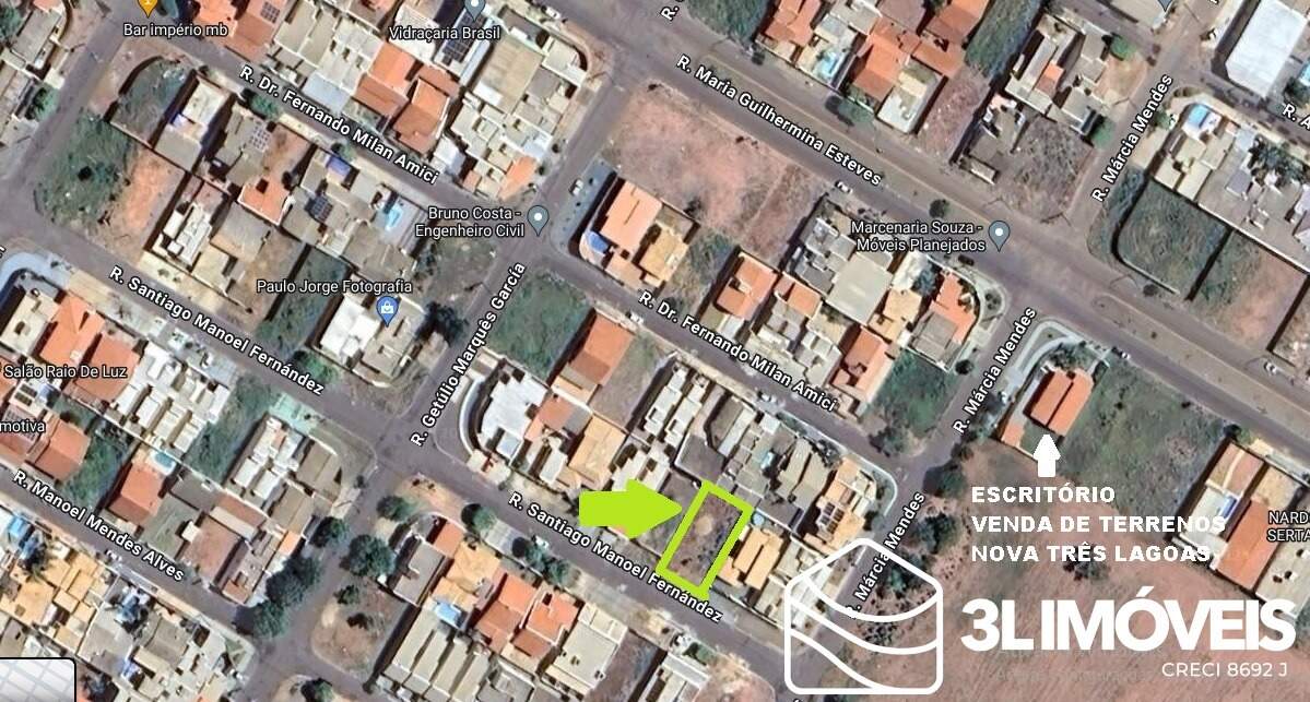 Terreno à venda no Nova Três Lagoas: