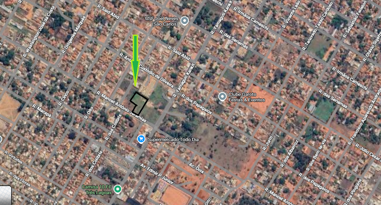 Terreno à venda no Parque Residencial Osmar F Dutra: 