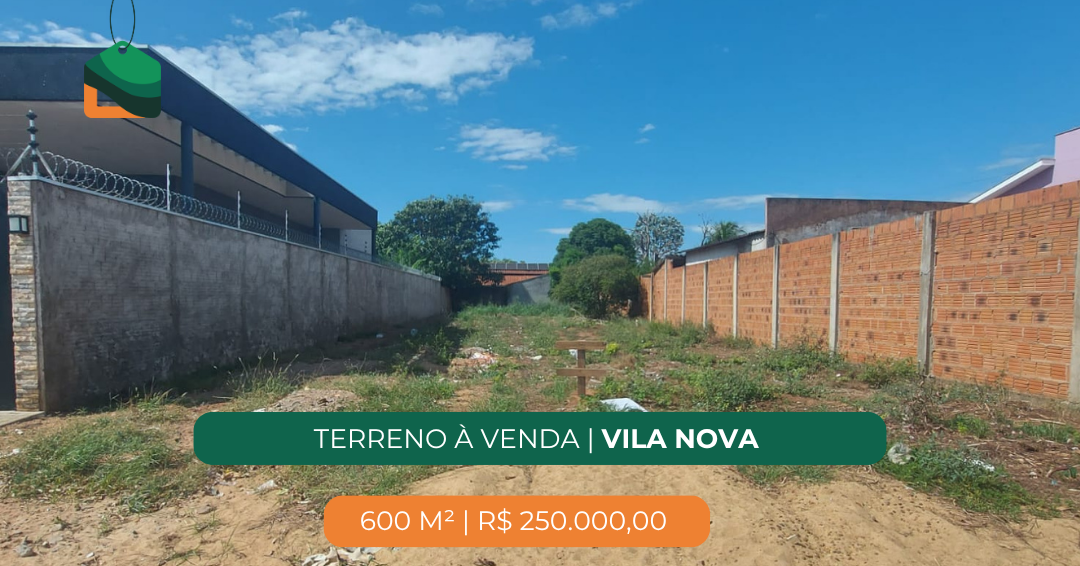 Terreno à venda no Vila Nova: 