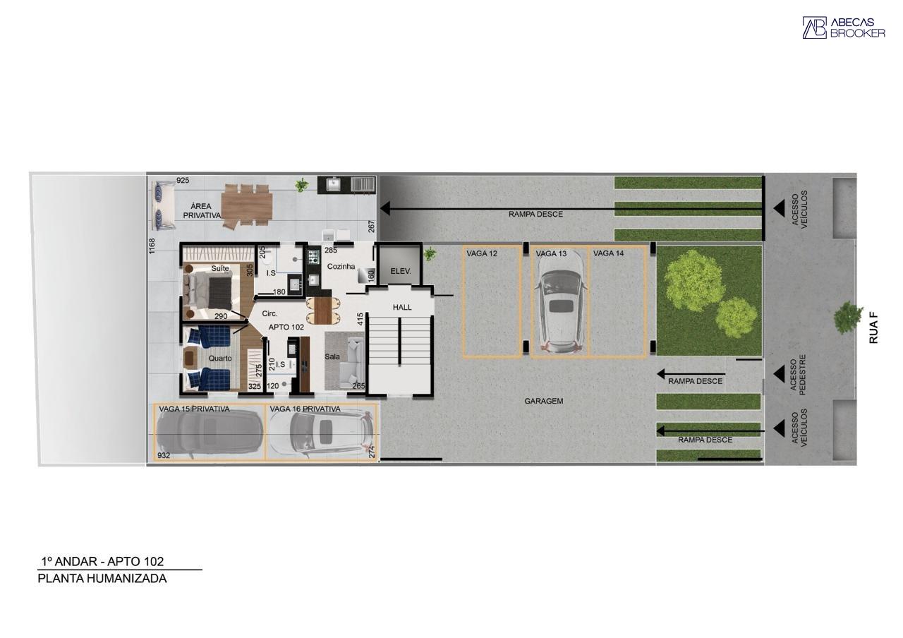 Área privativa à venda no Miramar: 