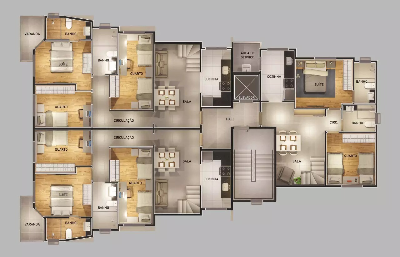 Cobertura à venda no Riacho das Pedras: 