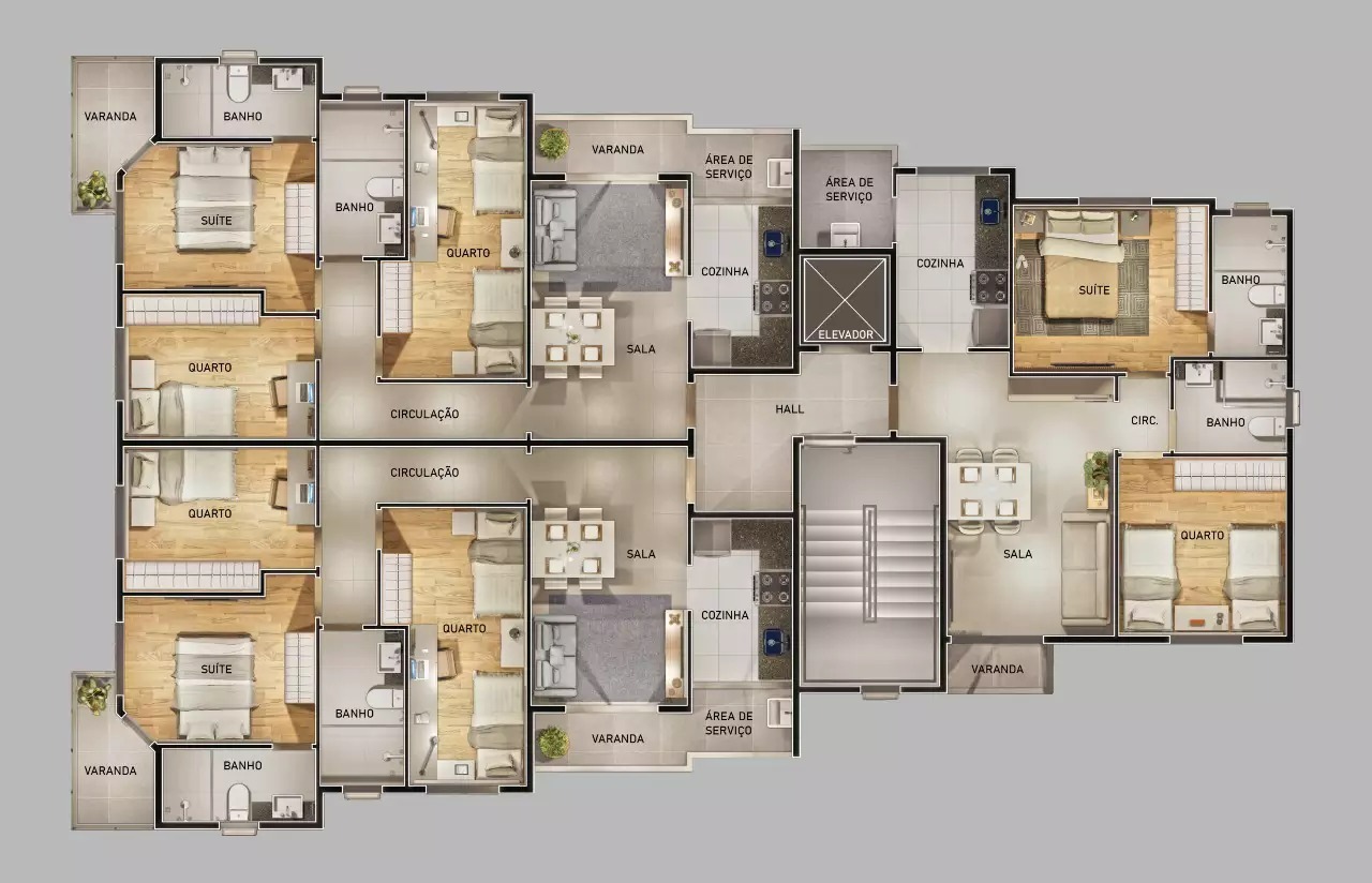 Apartamento à venda no Riacho das Pedras: 