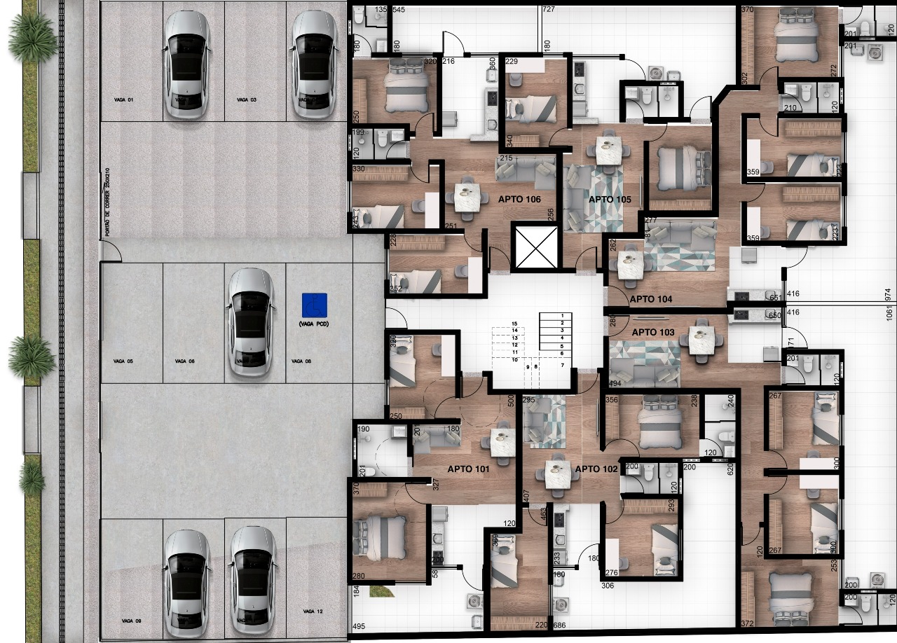 Área privativa à venda no Parque XangriLá: 