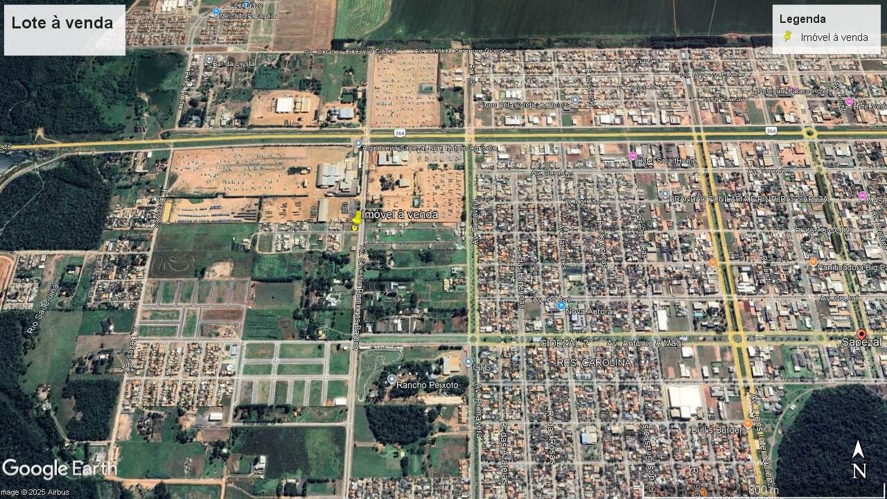 Lote à venda no Cidezal V: 