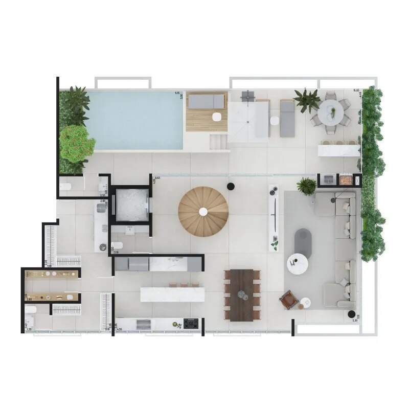 Cobertura Duplex com Vista Mar no Vero Praia Brava