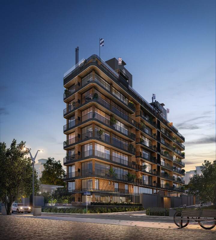 Apartamento Frente Mar em Cabeçudas, Itajaí/Sc