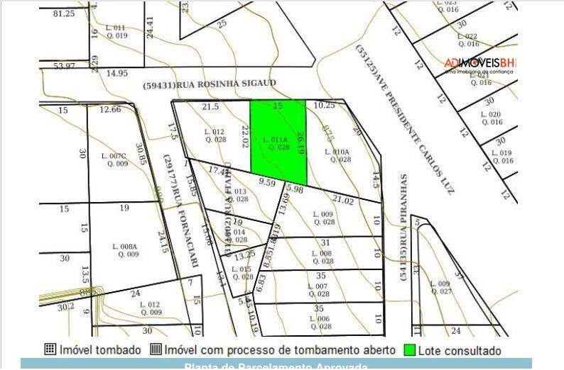 Lote à venda no Caiçaras: 