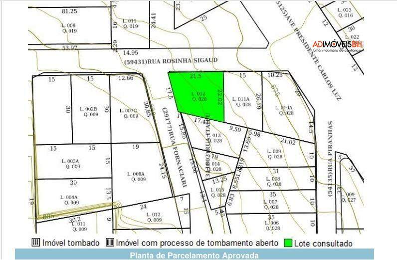 Lote à venda no Caiçaras: 