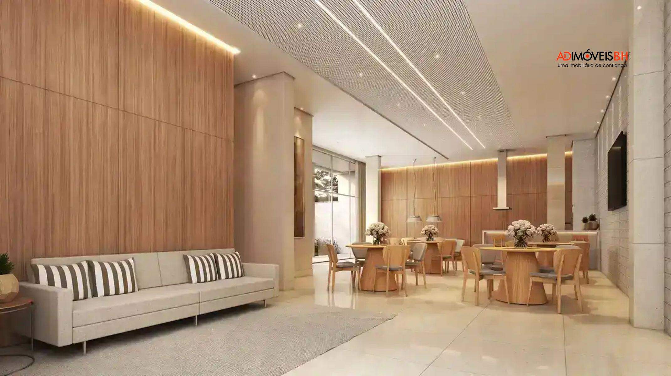 Apartamento à venda no Sagrada Família: Salão de festas