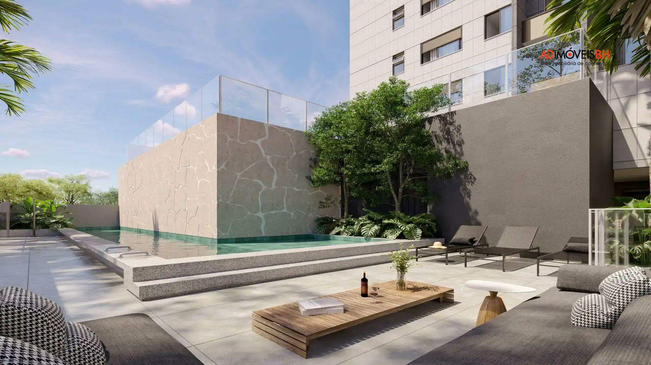 Apartamento à venda no Cruzeiro: Piscina área comum