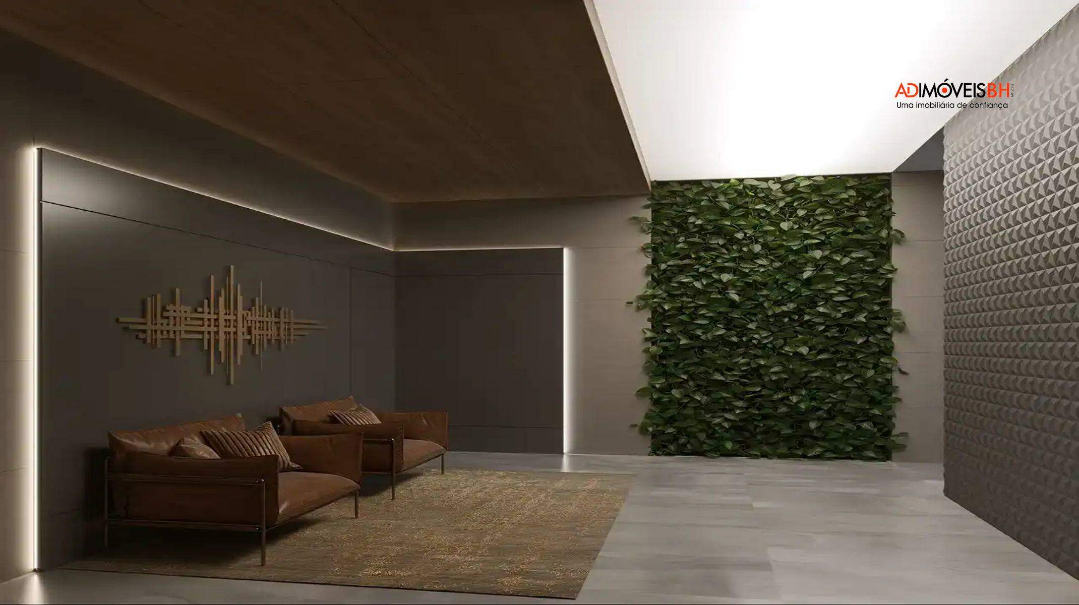 Apartamento à venda no Serra: Hall social