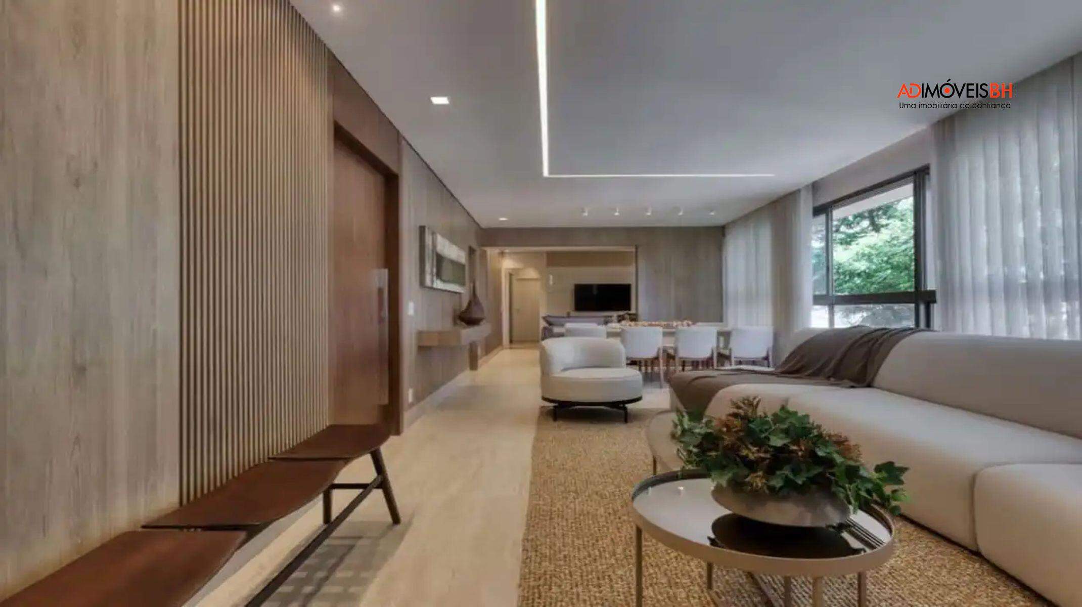 Apartamento à venda no Serra: Sala de estar