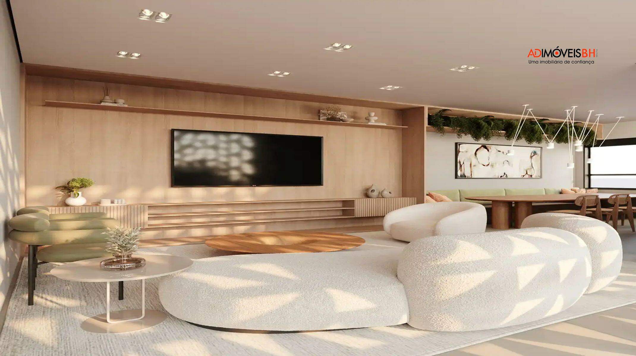Apartamento à venda no Santo Agostinho: Espaço de convivência