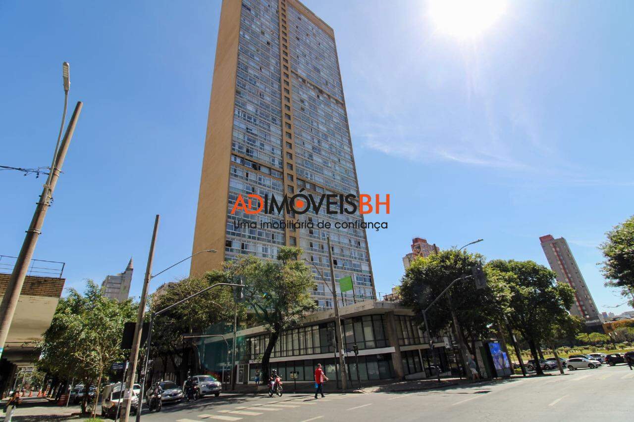 Apartamento para aluguel no Santo Agostinho: Apartamento - 1 quarto - Fachada do prédio