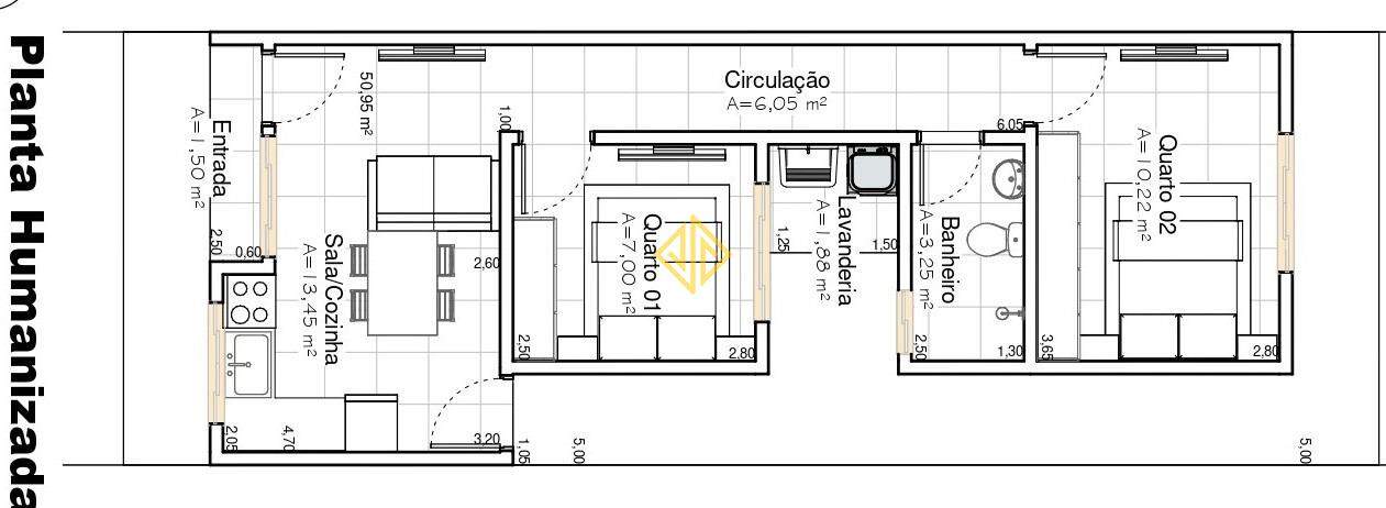 Casa à venda com 2 quartos, 51m² - Foto 2