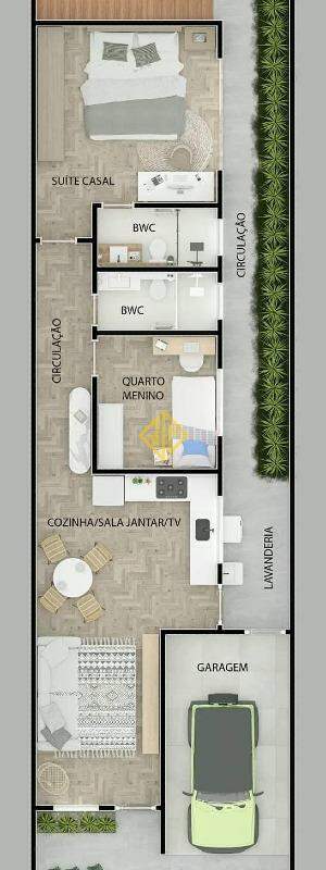 Casa à venda com 2 quartos, 70m² - Foto 2