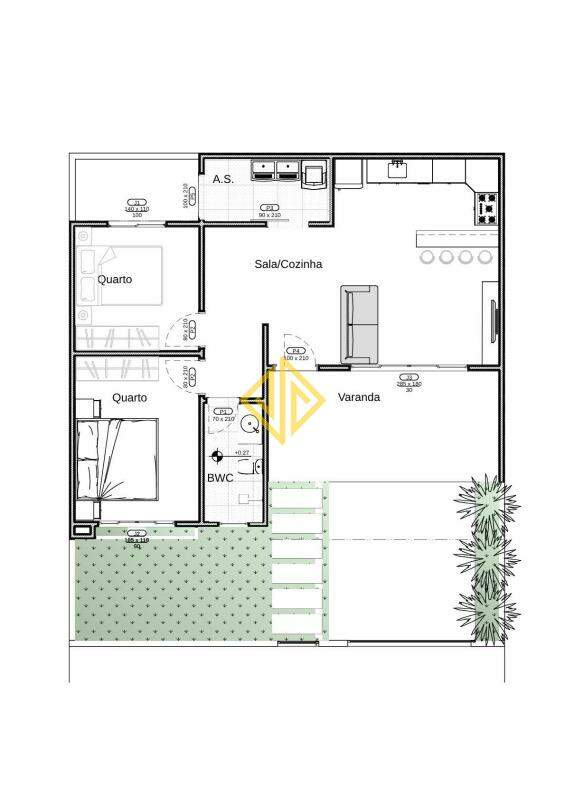 Casa à venda com 2 quartos, 85m² - Foto 2