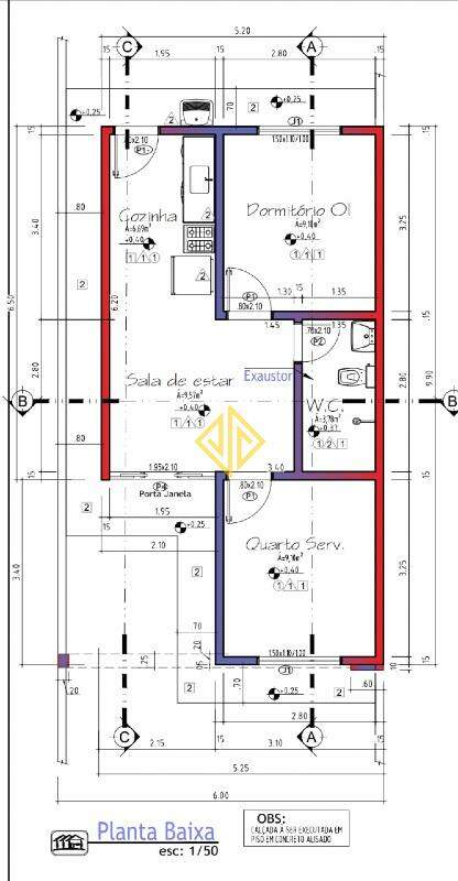 Casa à venda com 2 quartos, 44m² - Foto 2