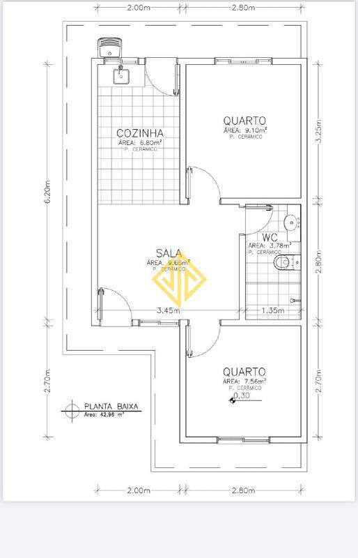 Casa à venda com 2 quartos, 43m² - Foto 3