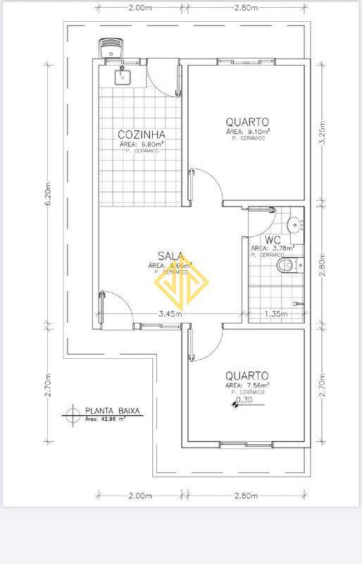 Casa à venda com 2 quartos, 43m² - Foto 2