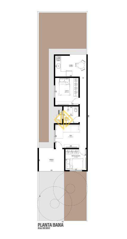 Casa à venda com 2 quartos, 60m² - Foto 2