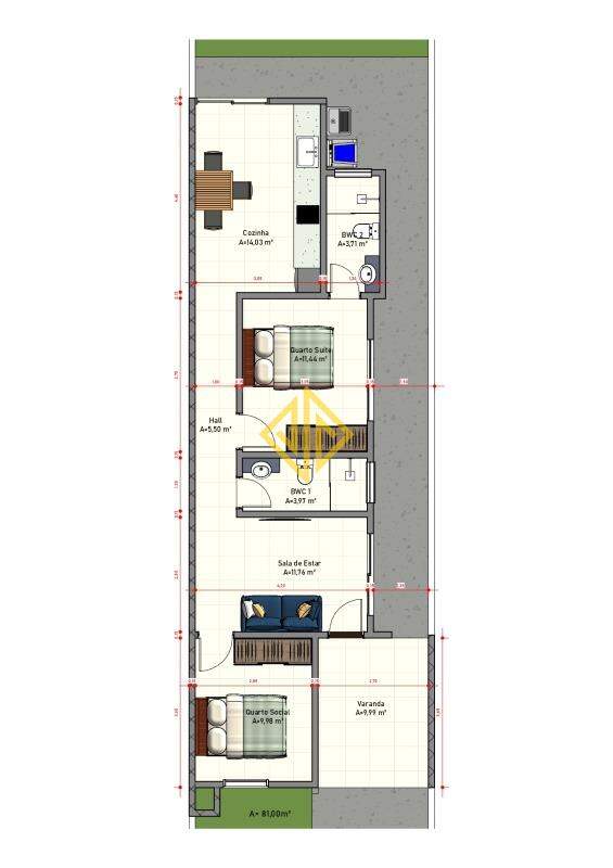 Casa à venda com 2 quartos, 81m² - Foto 3