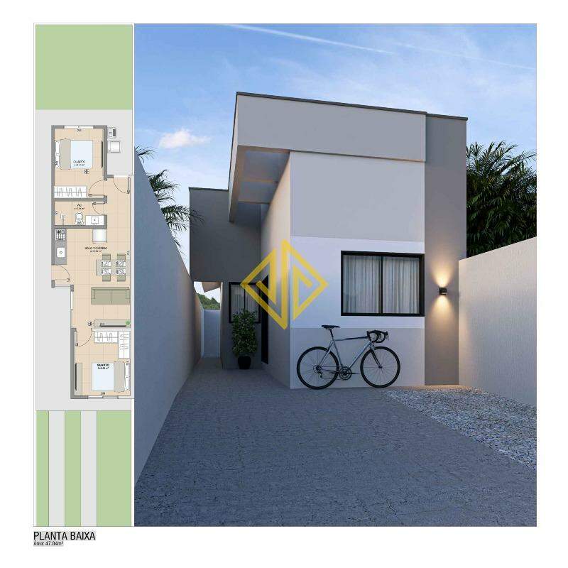 Casa, 2 quartos, 47 m² - Foto 2