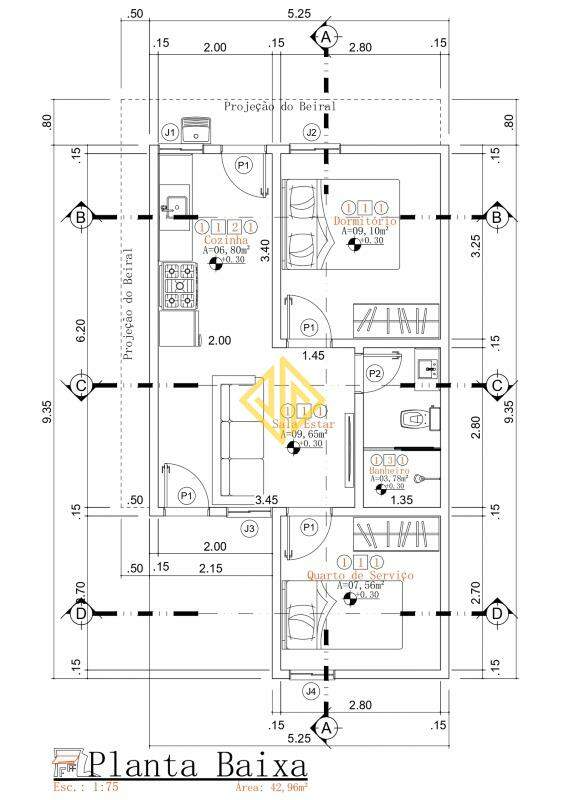 Casa à venda com 2 quartos, 43m² - Foto 6