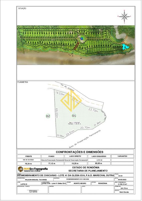 Chácara, 3150 m² - Foto 1