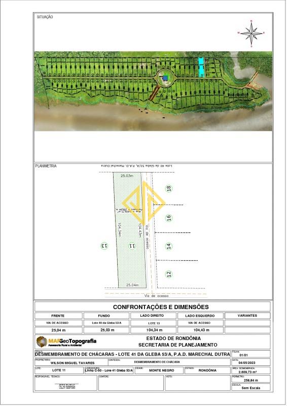 Chácara, 2610 m² - Foto 1