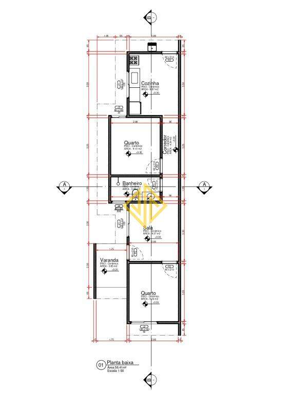 Casa, 2 quartos, 58 m² - Foto 3