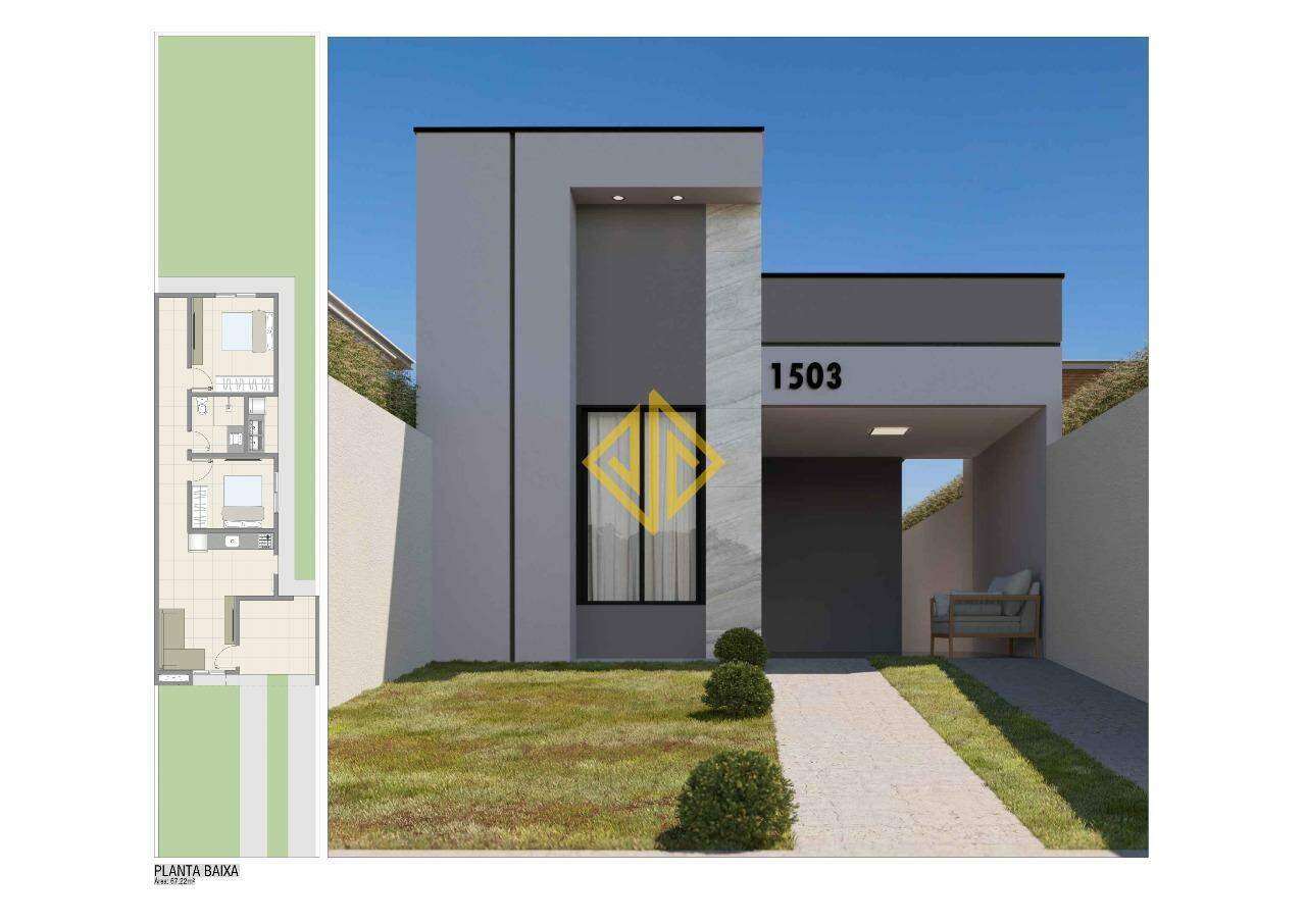 Casa, 2 quartos, 65 m² - Foto 2