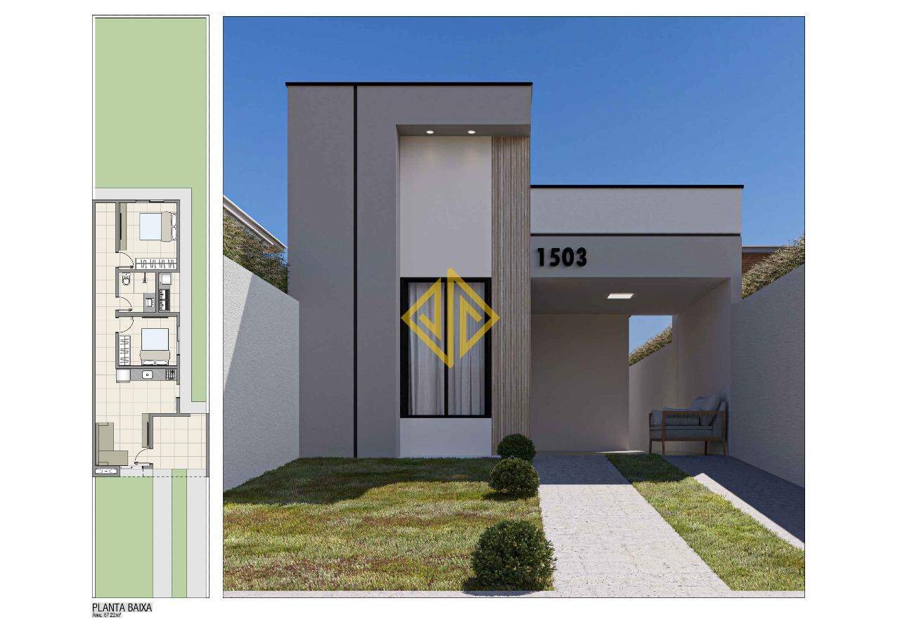 Casa, 2 quartos, 65 m² - Foto 2