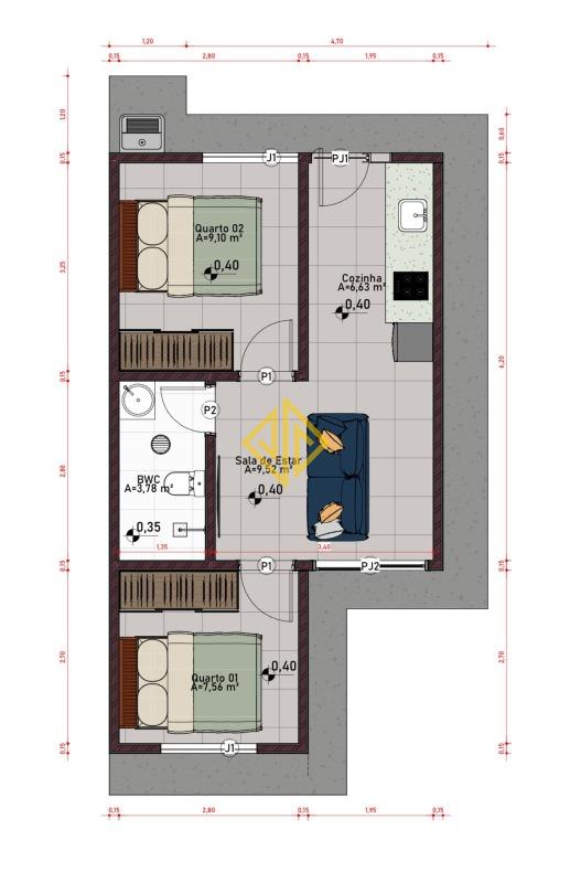 Casa à venda no Jardim Rio de Janeiro: 