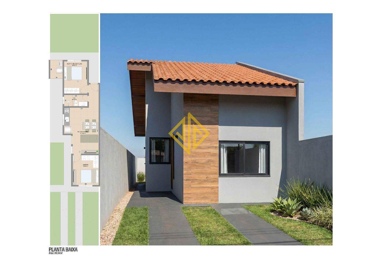 Casa, 2 quartos, 49 m² - Foto 2