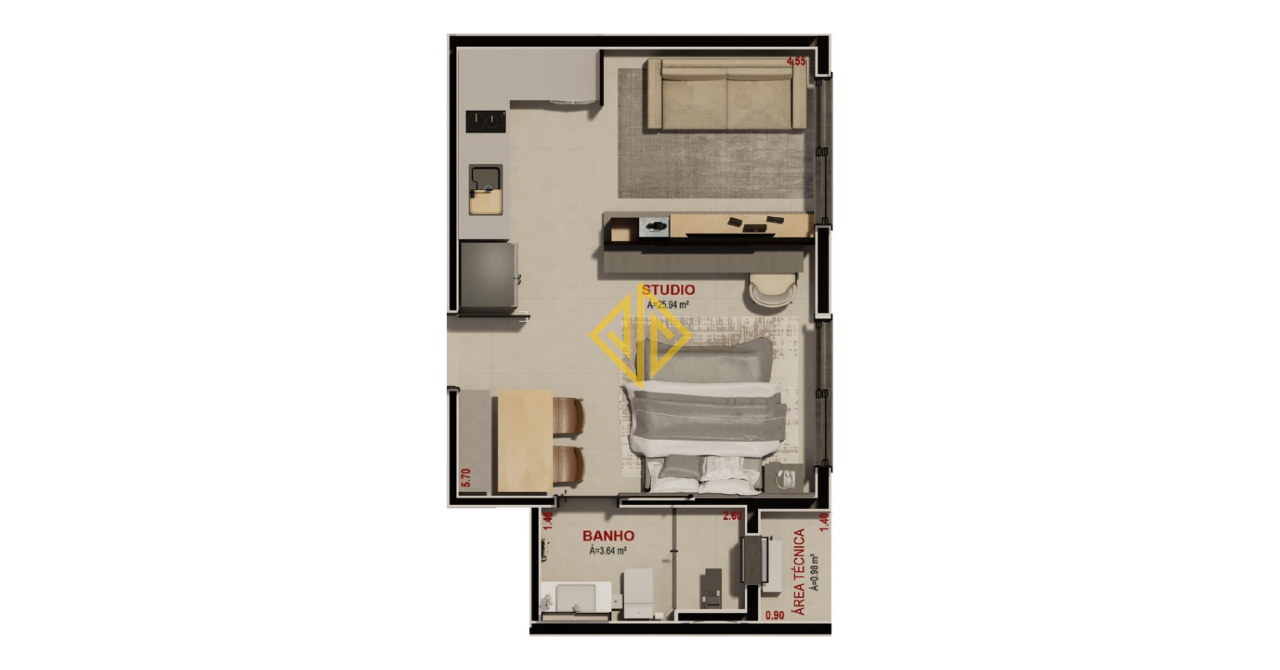 Apartamento à venda no Bom Jesus: 