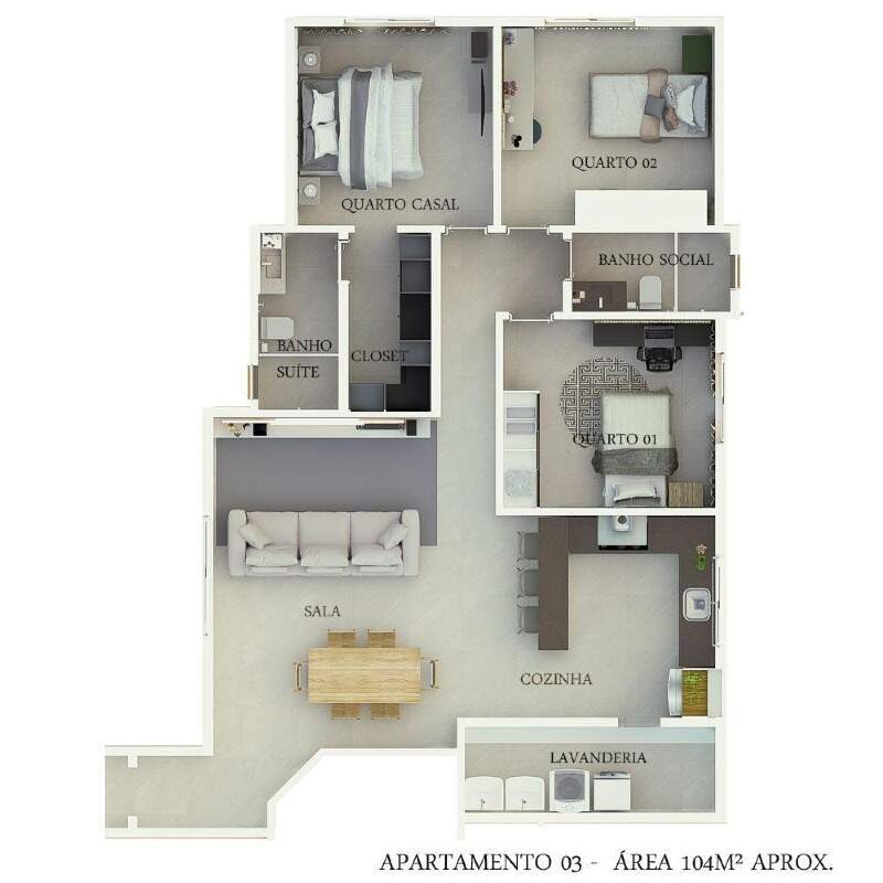 Apartamento à venda no Centro: 