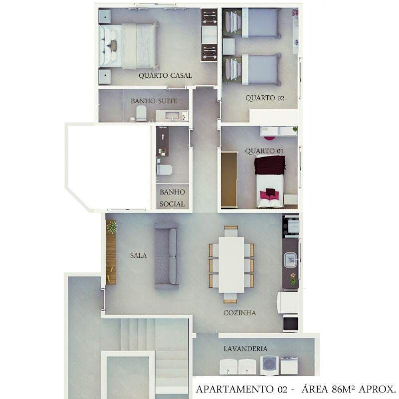 Apartamento à venda no Centro: 