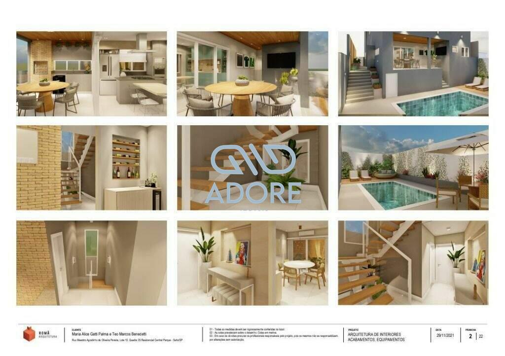 Casa de Condomínio à venda no Condomínio Residencial Central Parque: 