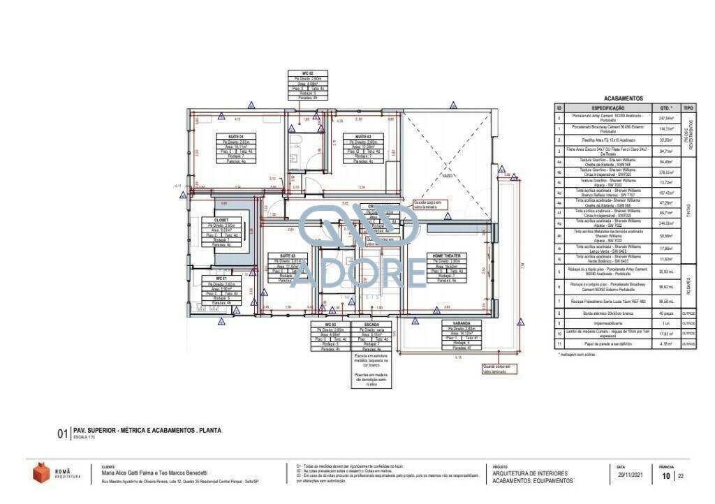 Casa de Condomínio à venda no Condomínio Residencial Central Parque: 