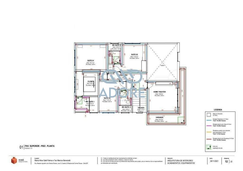 Casa de Condomínio à venda no Condomínio Residencial Central Parque: 