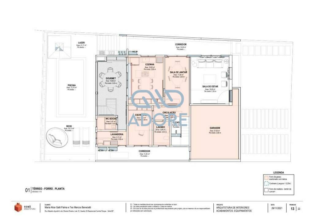 Casa de Condomínio à venda no Condomínio Residencial Central Parque: 
