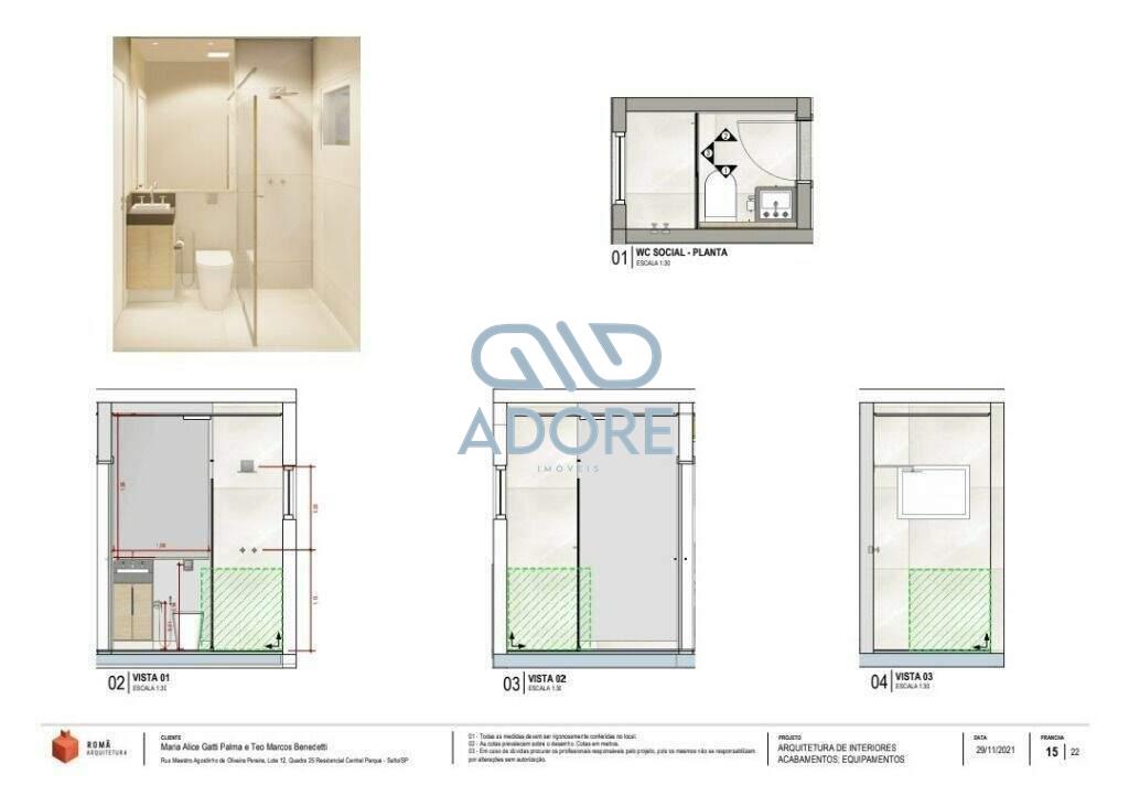 Casa de Condomínio à venda no Condomínio Residencial Central Parque: 