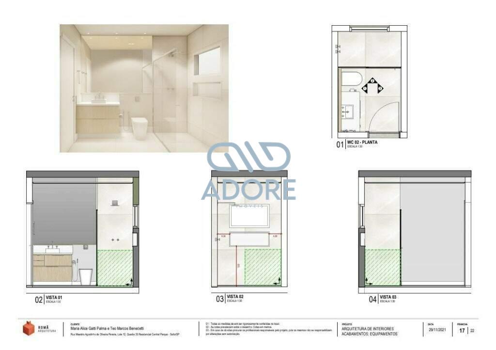 Casa de Condomínio à venda no Condomínio Residencial Central Parque: 