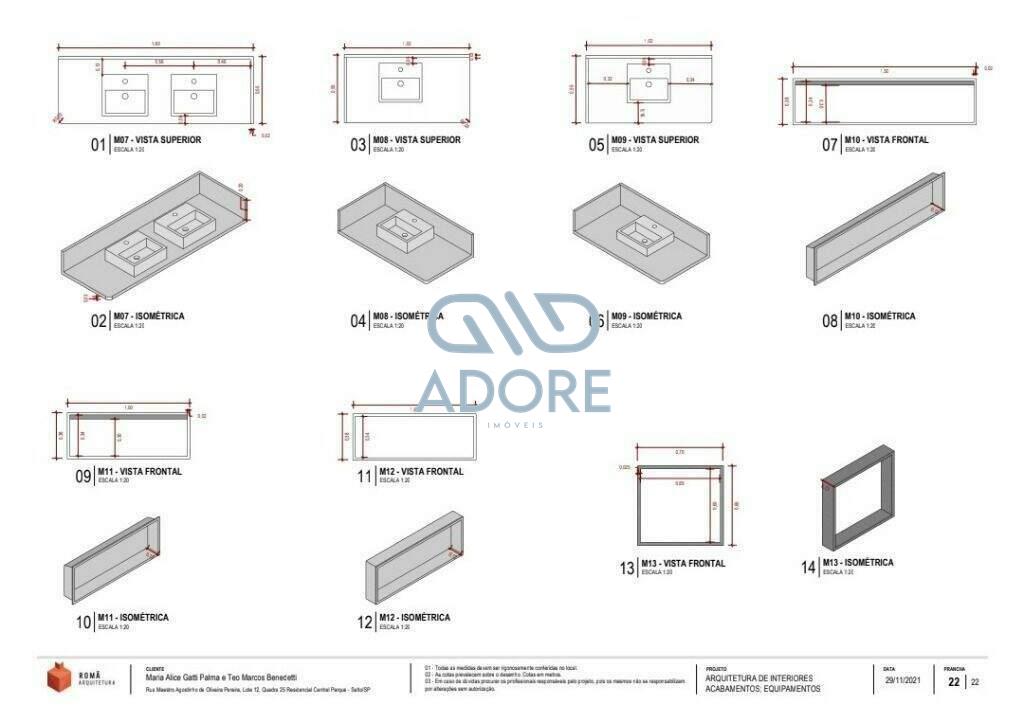 Casa de Condomínio à venda no Condomínio Residencial Central Parque: 