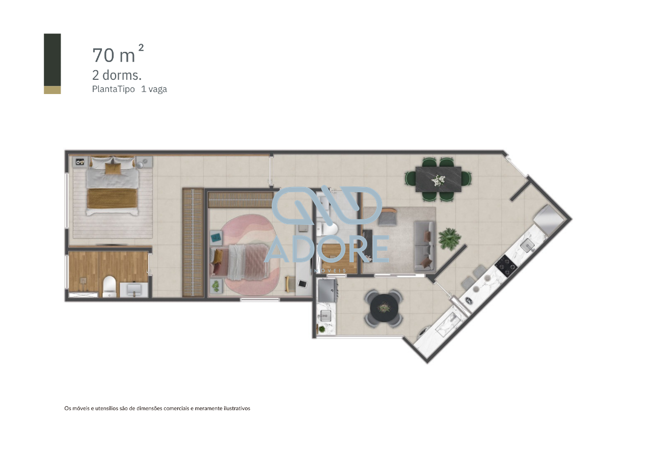 Apartamento à venda no Salto de São José: