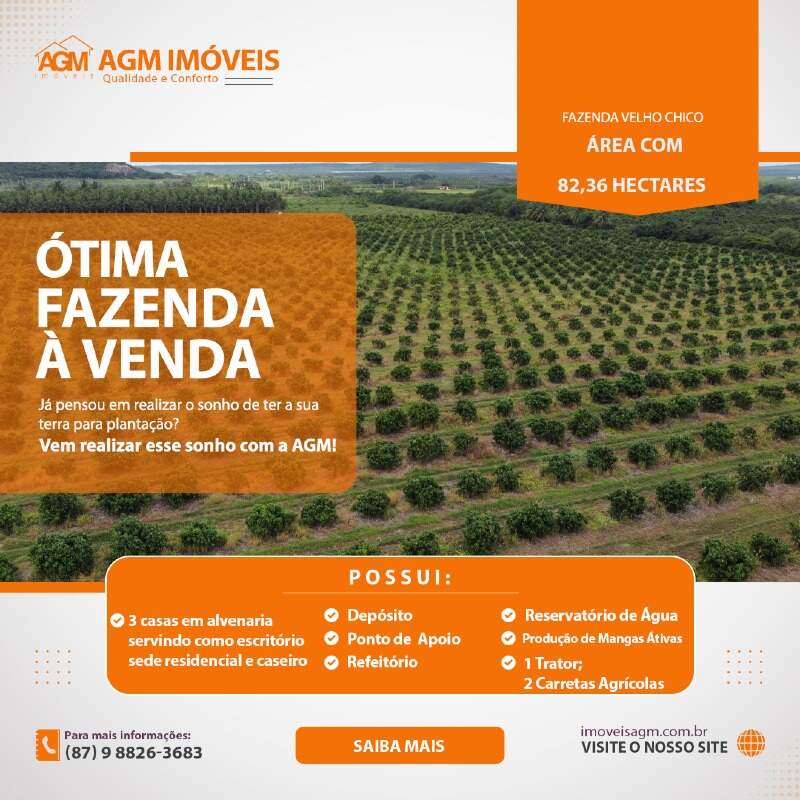 Fazenda à venda no Santana do Sobrado: 