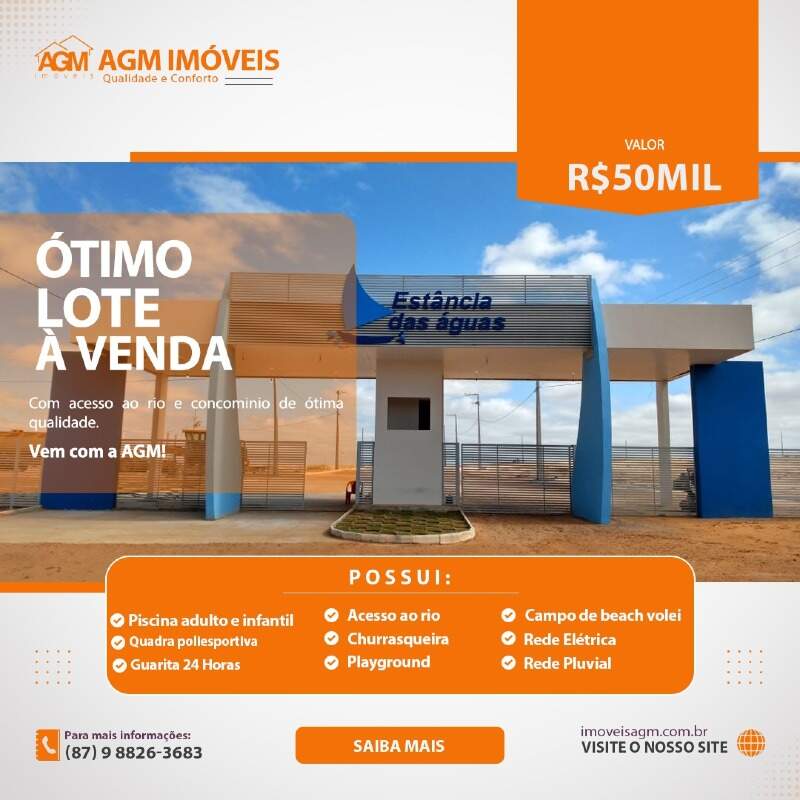 Lote à venda no Gercino Coelho: 