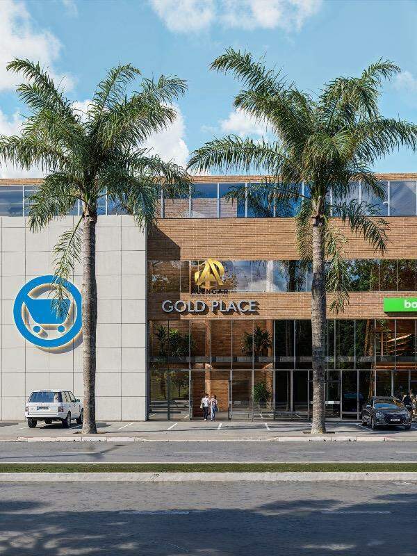Lojas em Pavimentos Superiores no Gold Place – Centro Comercial em Viana/ES